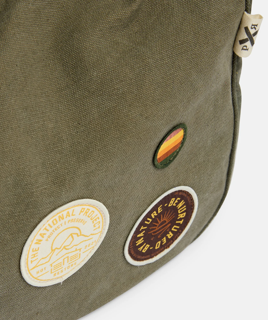 Messenger Bag - Upcycled Khaki