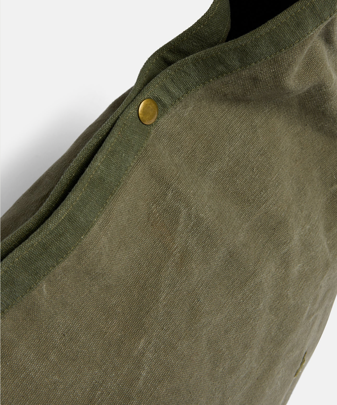 Messenger Bag - Upcycled Khaki