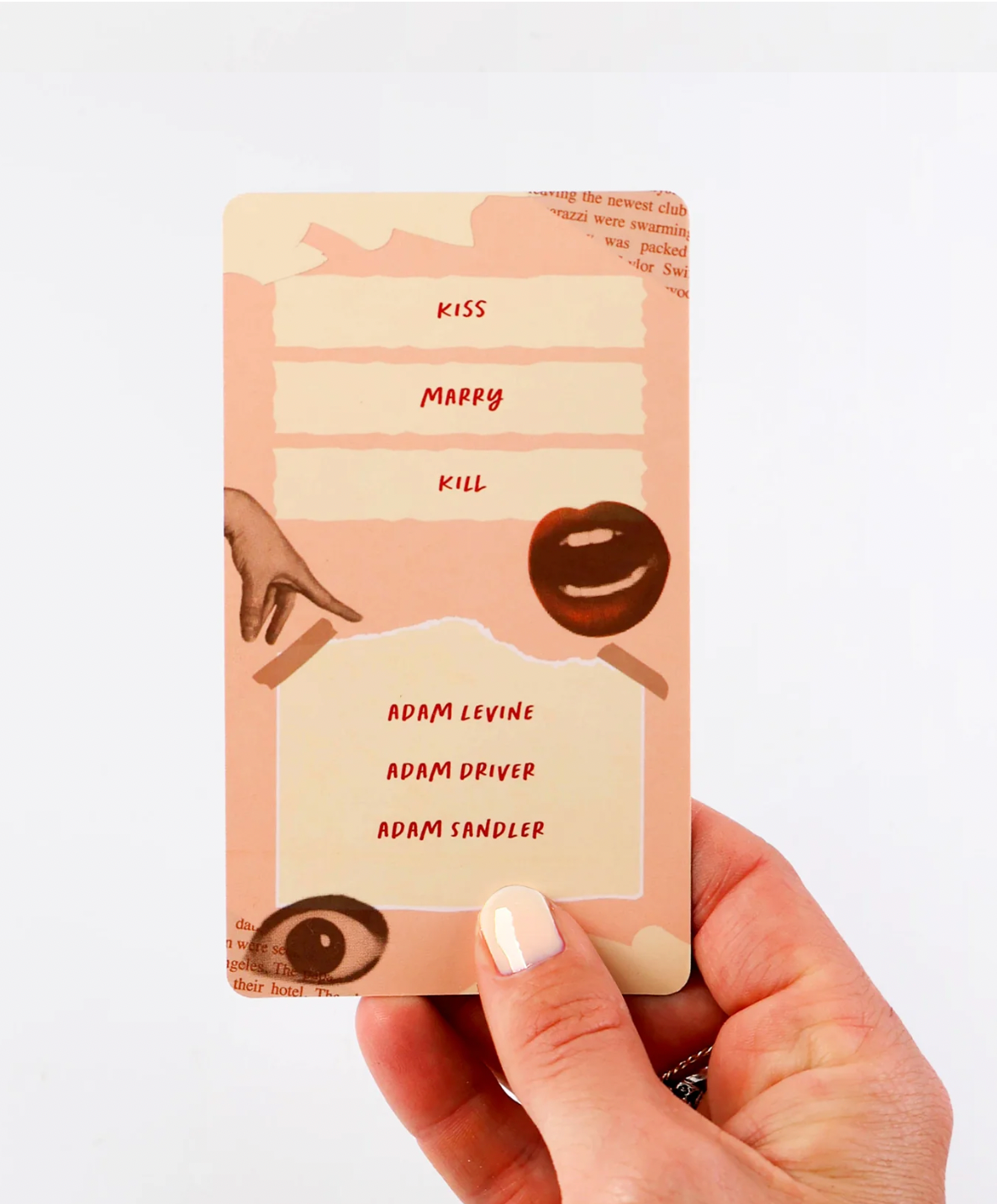 Kiss Marry Kill Cards