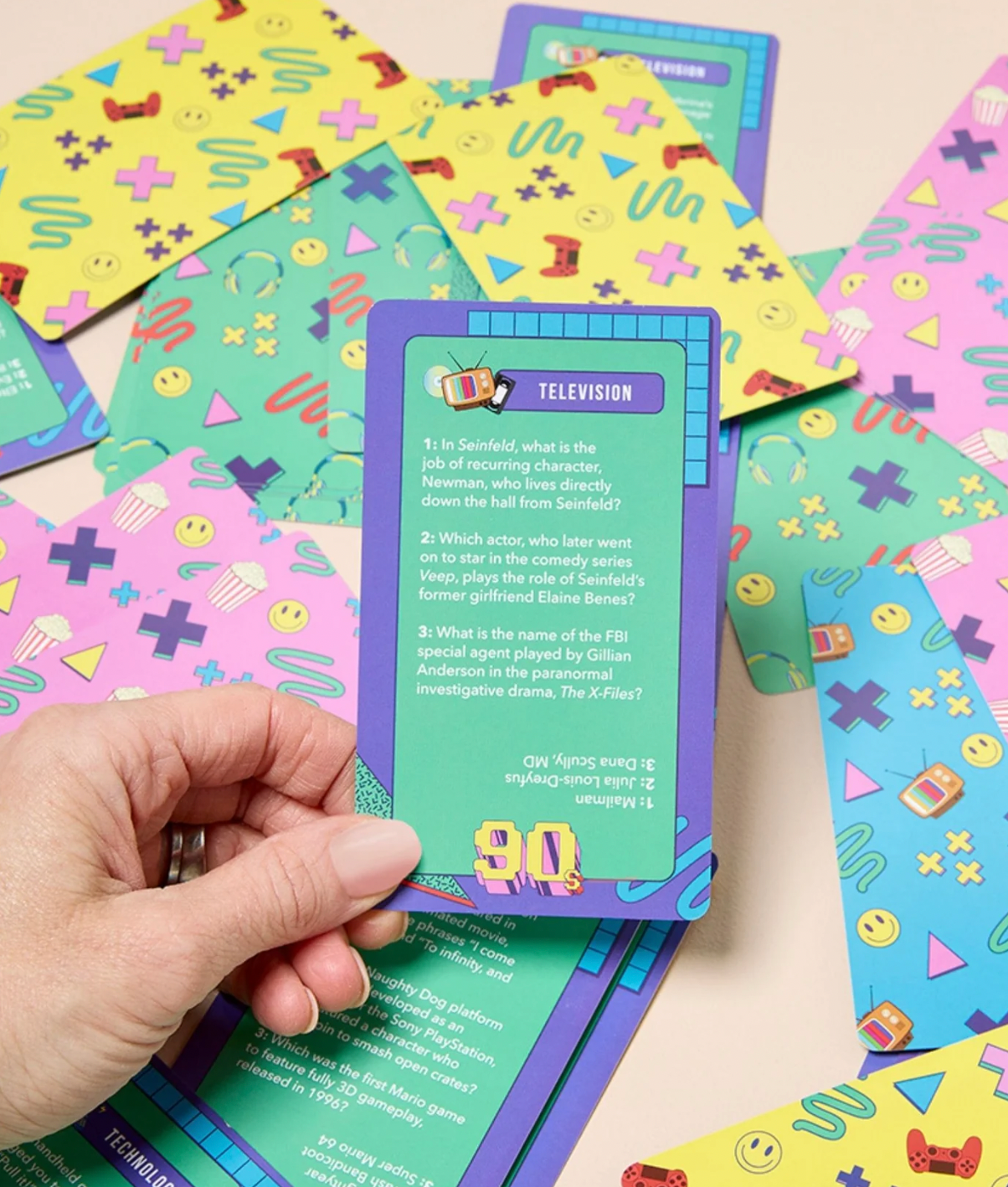 90's Trivia Cards
