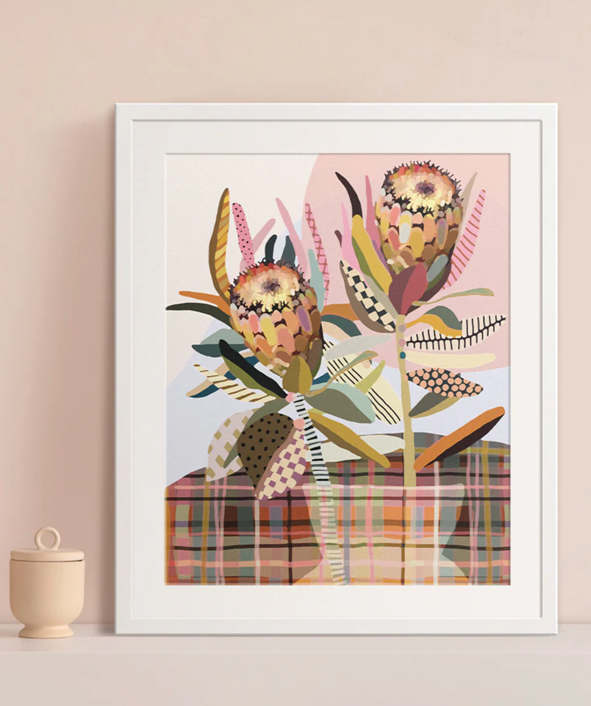 Paint by Numbers - Two Proteas