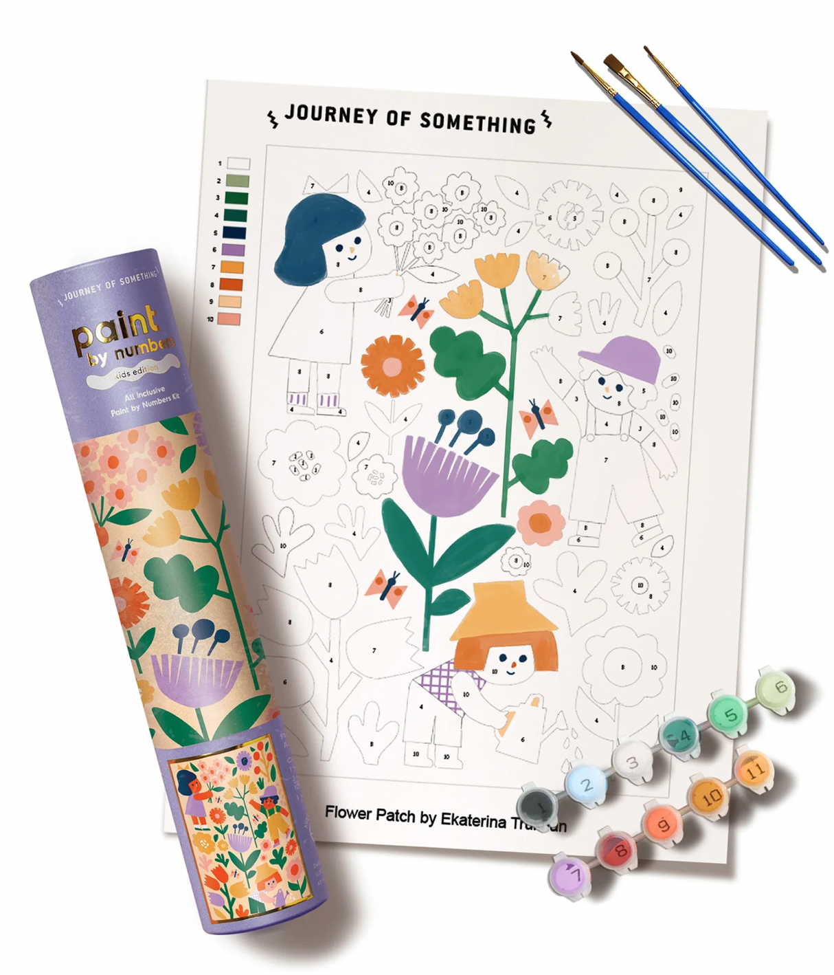 Kids Paint by Numbers - Flower Patch
