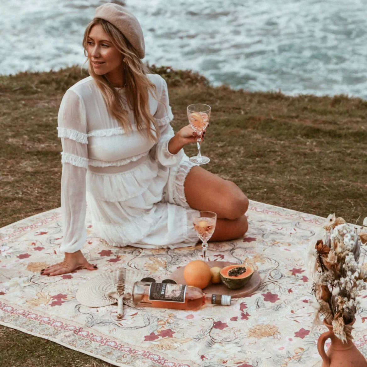 Forest Picnic Rug - Pastel