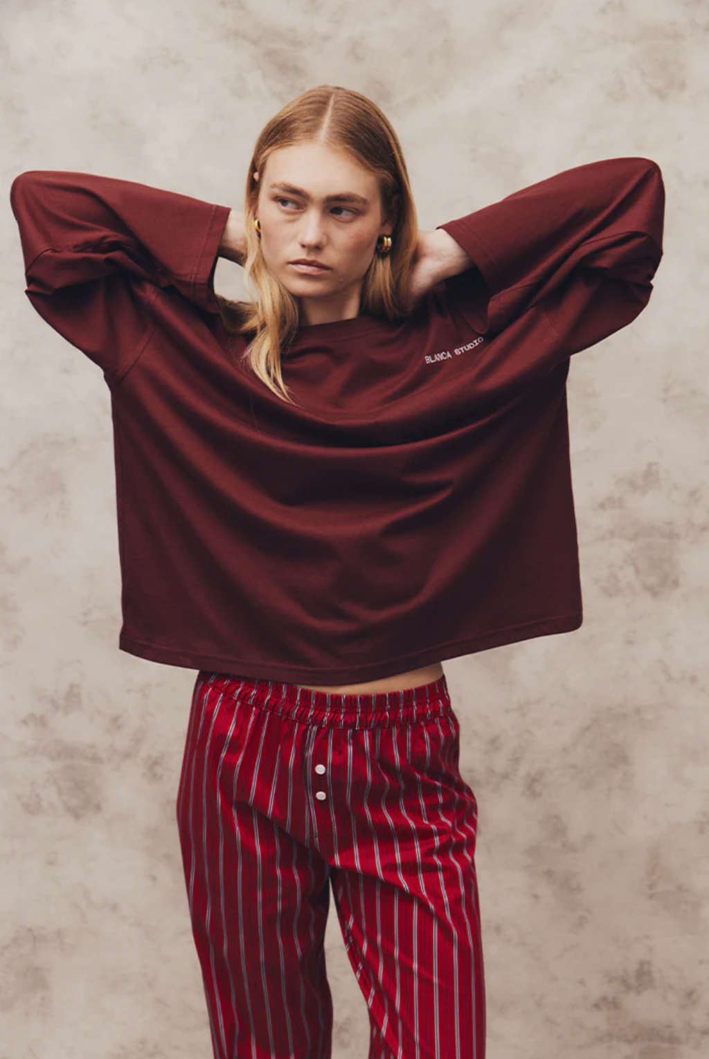 Mandy Tee - Burgundy