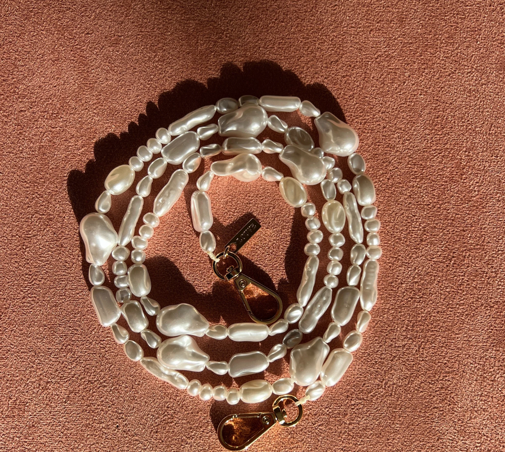 Moon Pearl Crossbody Phone Chain