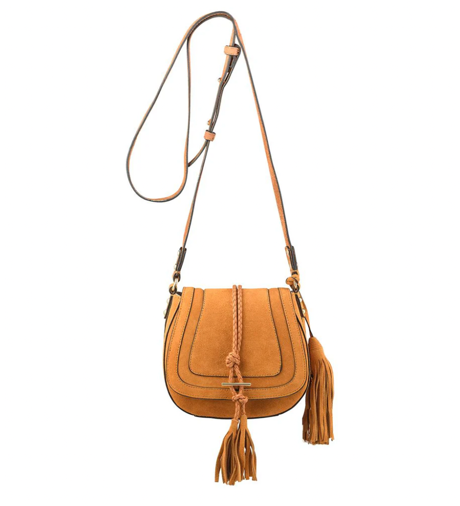 Harriet Saddle Bag - Desert Suede