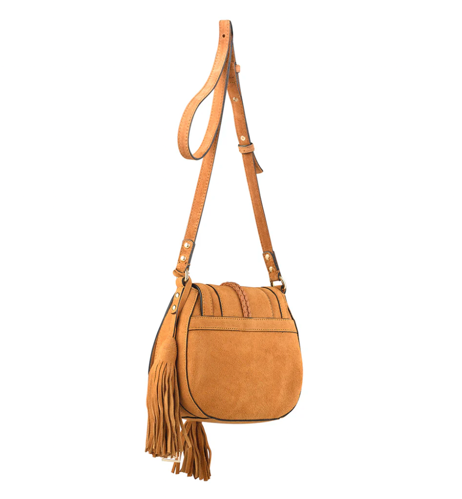 Harriet Saddle Bag - Desert Suede