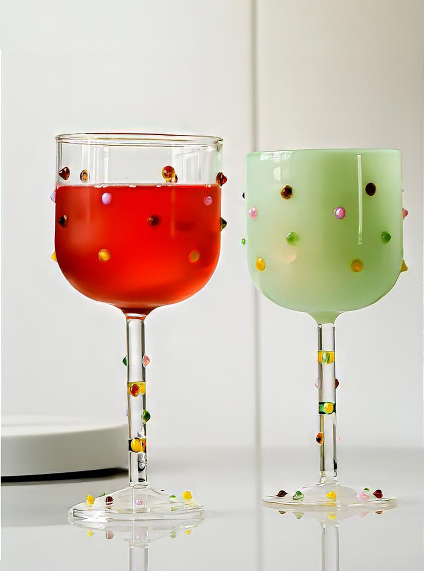 Gemme Sugar Drop Borosilicate Stem Glass