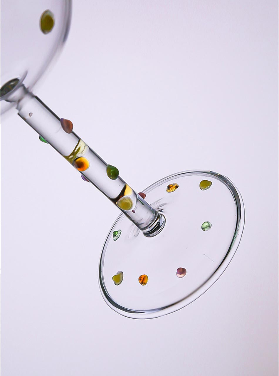 Gemme Sugar Drop Borosilicate Stem Glass