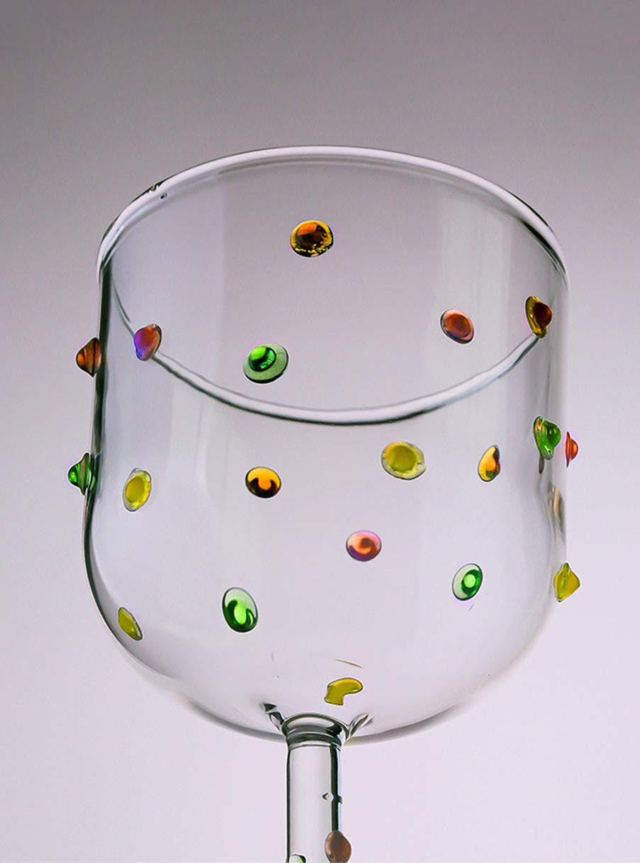 Gemme Sugar Drop Borosilicate Stem Glass