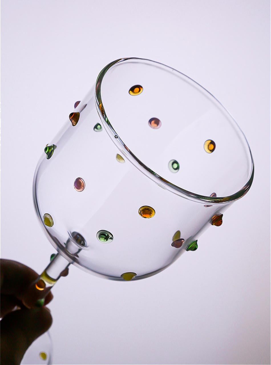 Gemme Sugar Drop Borosilicate Stem Glass