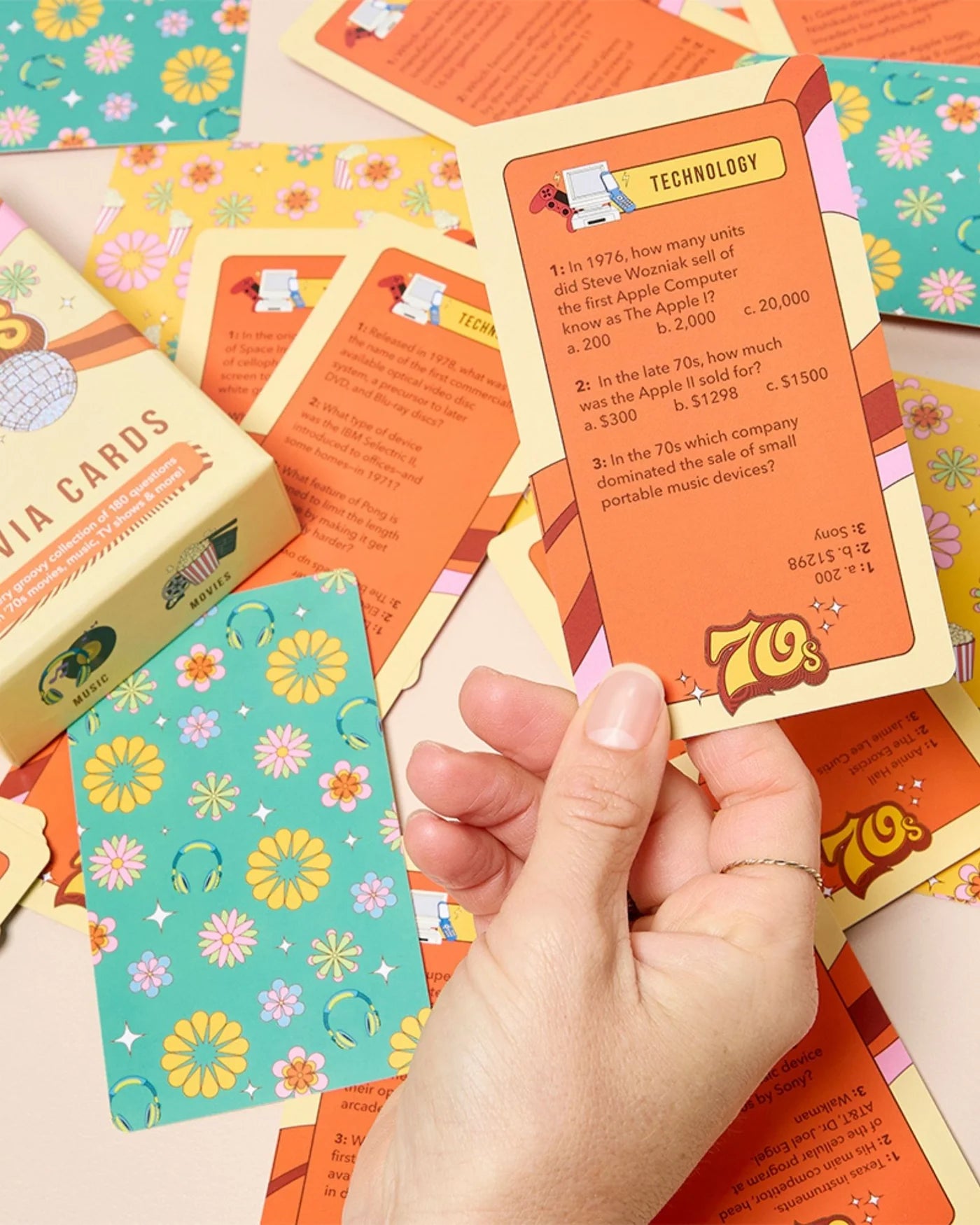 70's Trivia Cards
