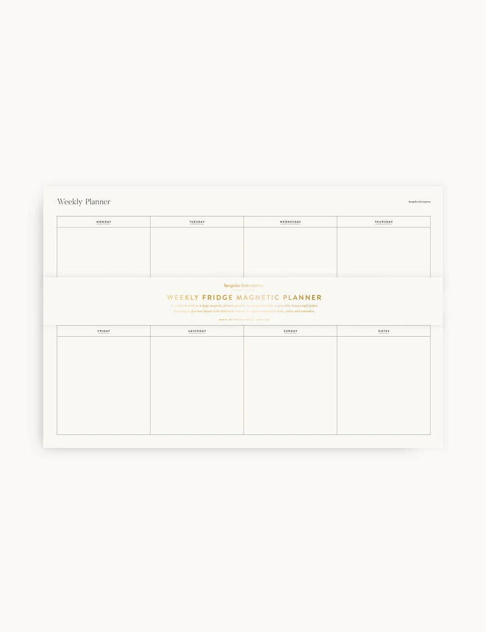 Weekly Fridge Planner