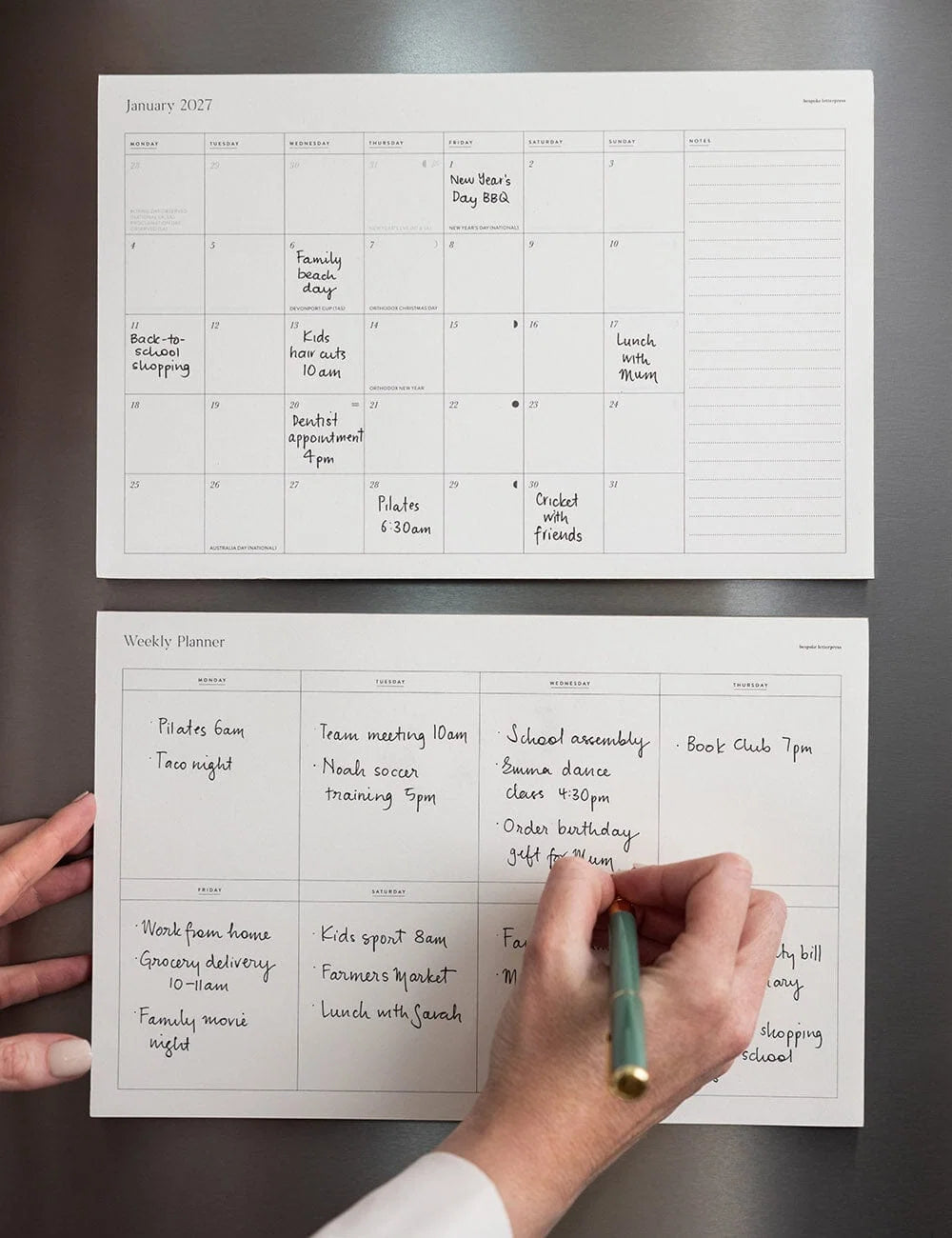 Weekly Fridge Planner