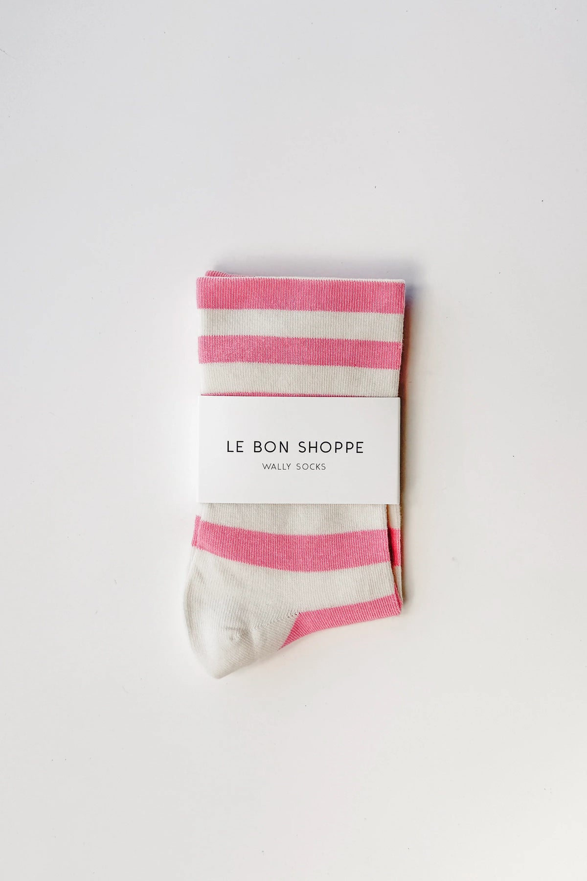 Wide Wally Socks - Rose Stripe