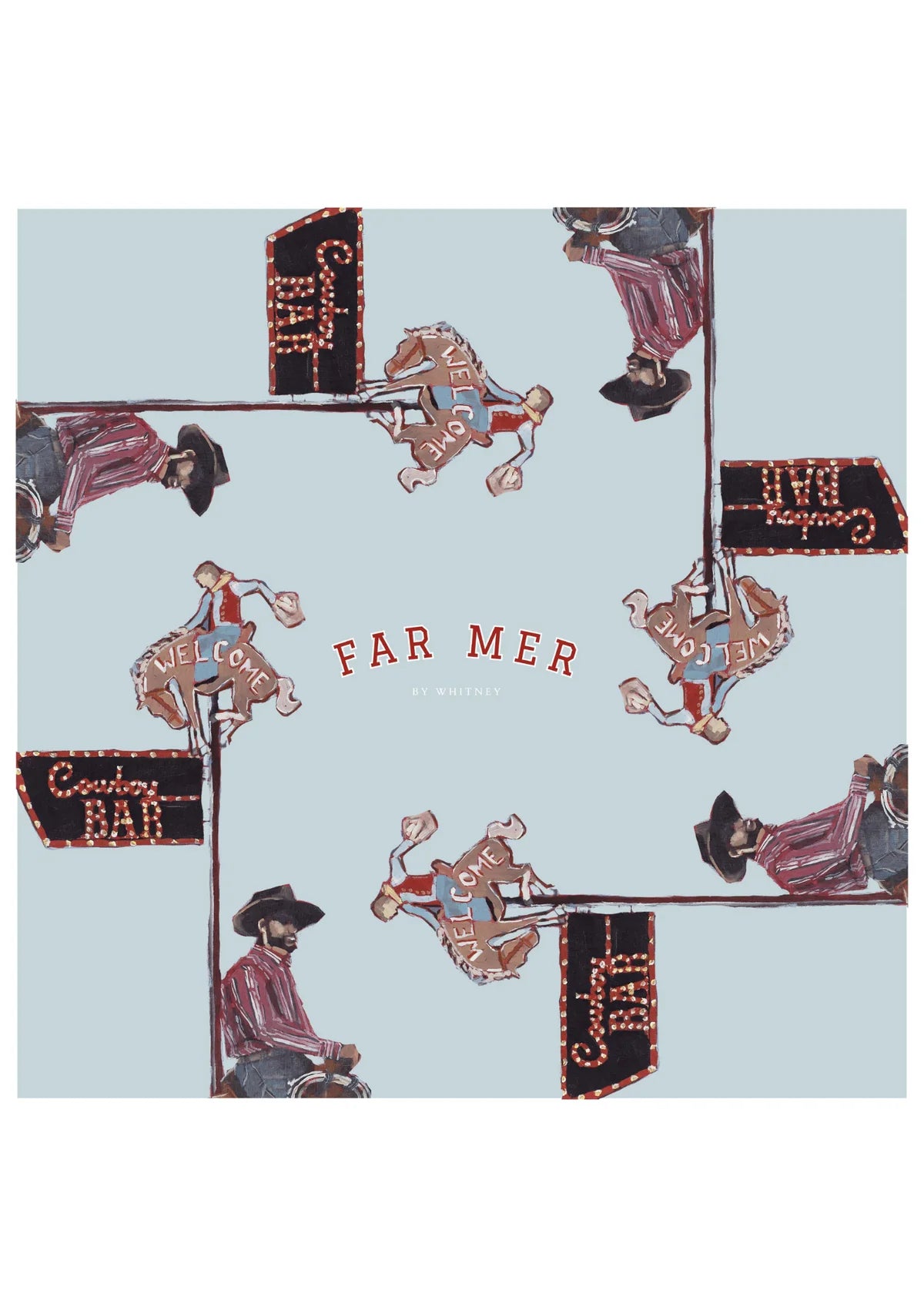 Cowboy Bar Silk Bandana