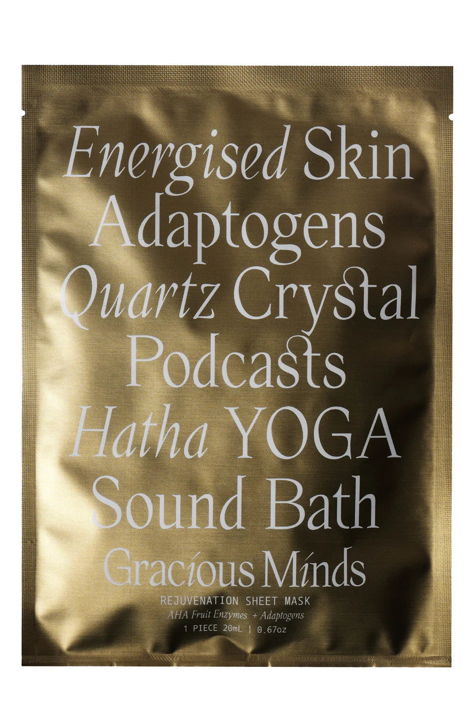 REJUVENATION GOLD SHEET MASK