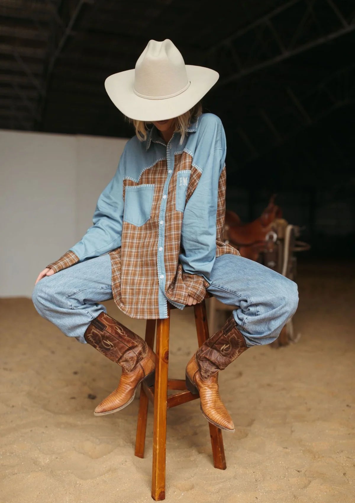 Homestead Check Texas Yoke Shirt