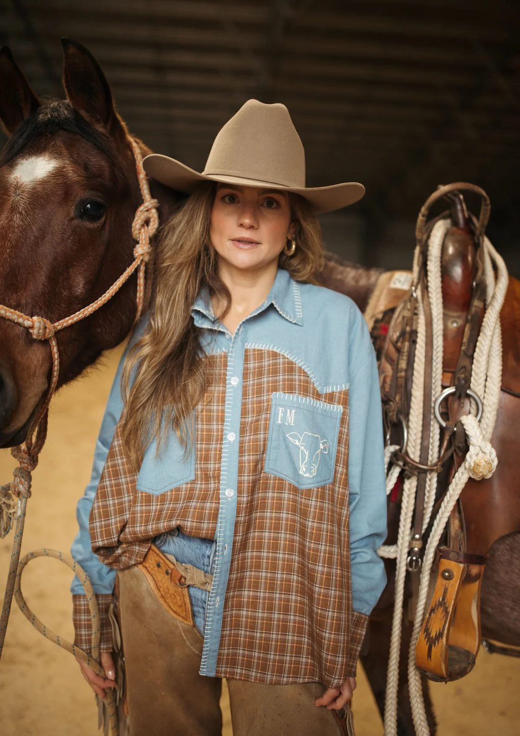 Homestead Check Texas Yoke Shirt