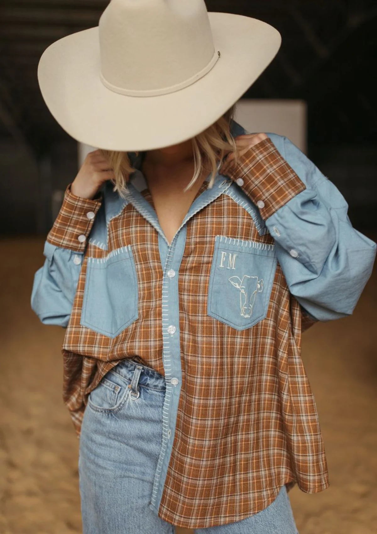 Homestead Check Texas Yoke Shirt