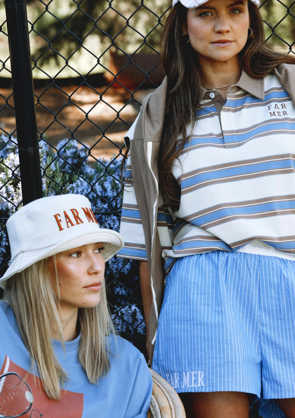 Jersey Polo - Cinnamon Stripe