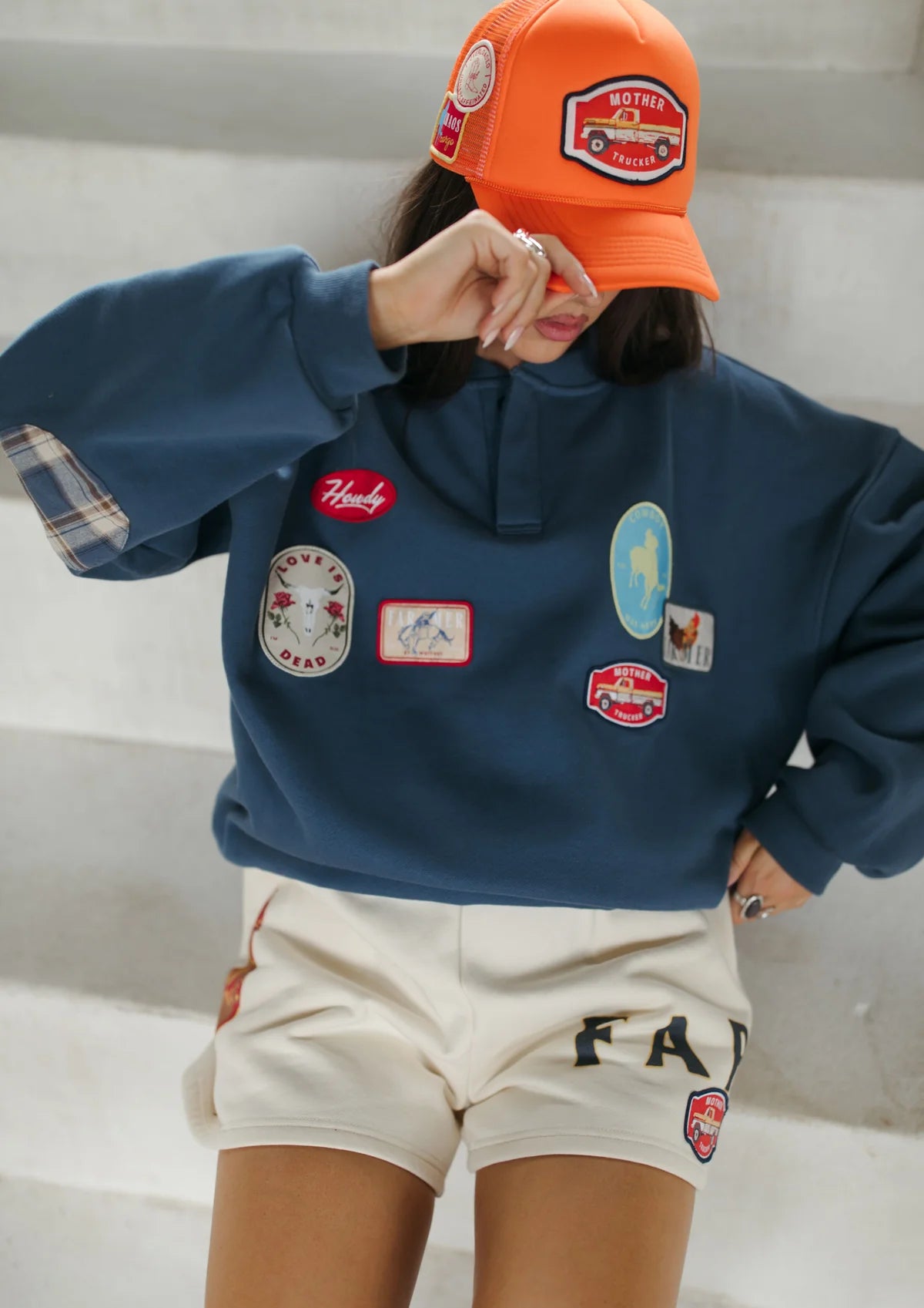 Love Is Dead Button Pullover