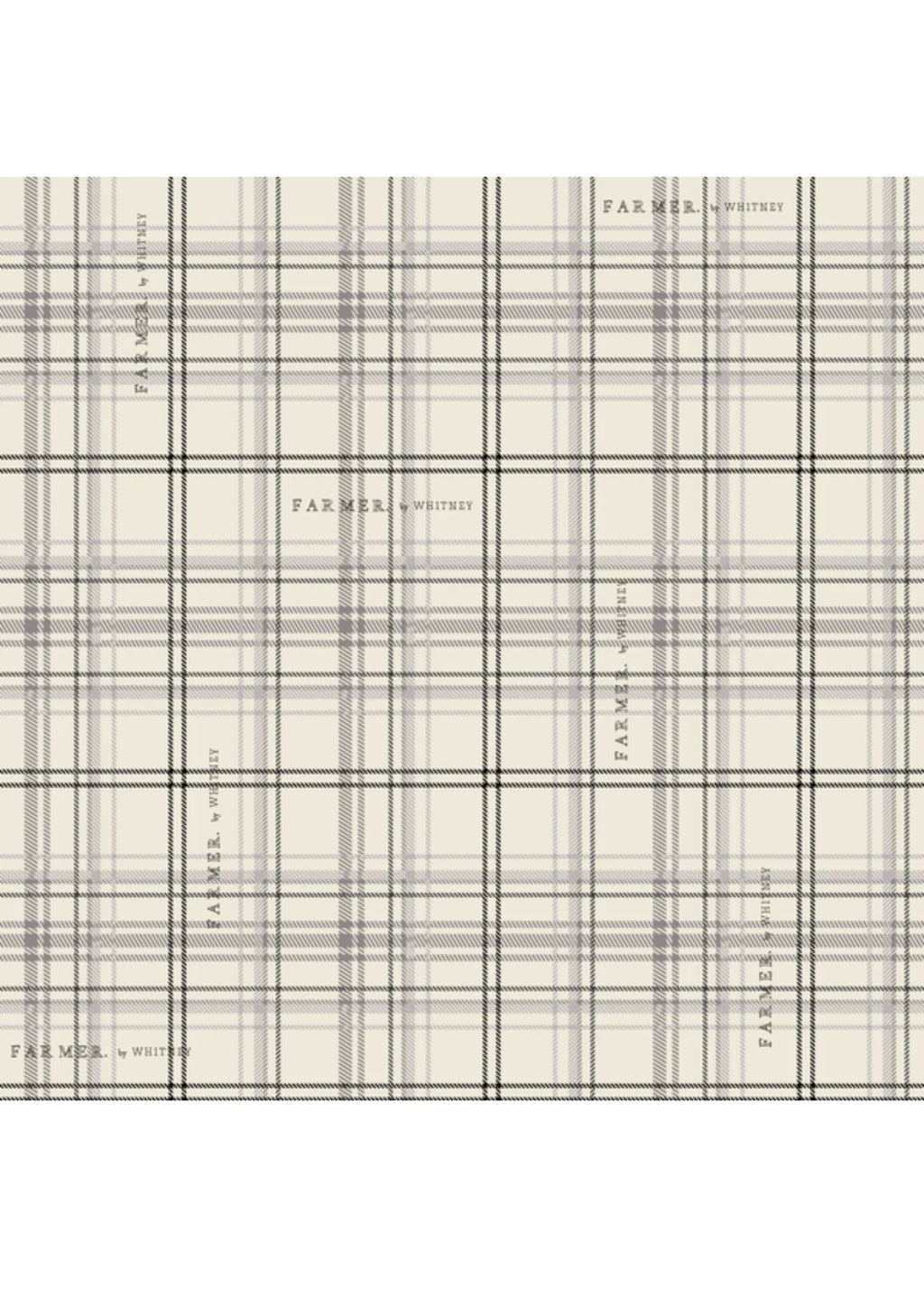 'PASTURE PLAID' BANDANA SCARF