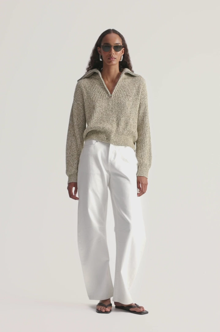 Harrie Knit Jumper - Moss Marle