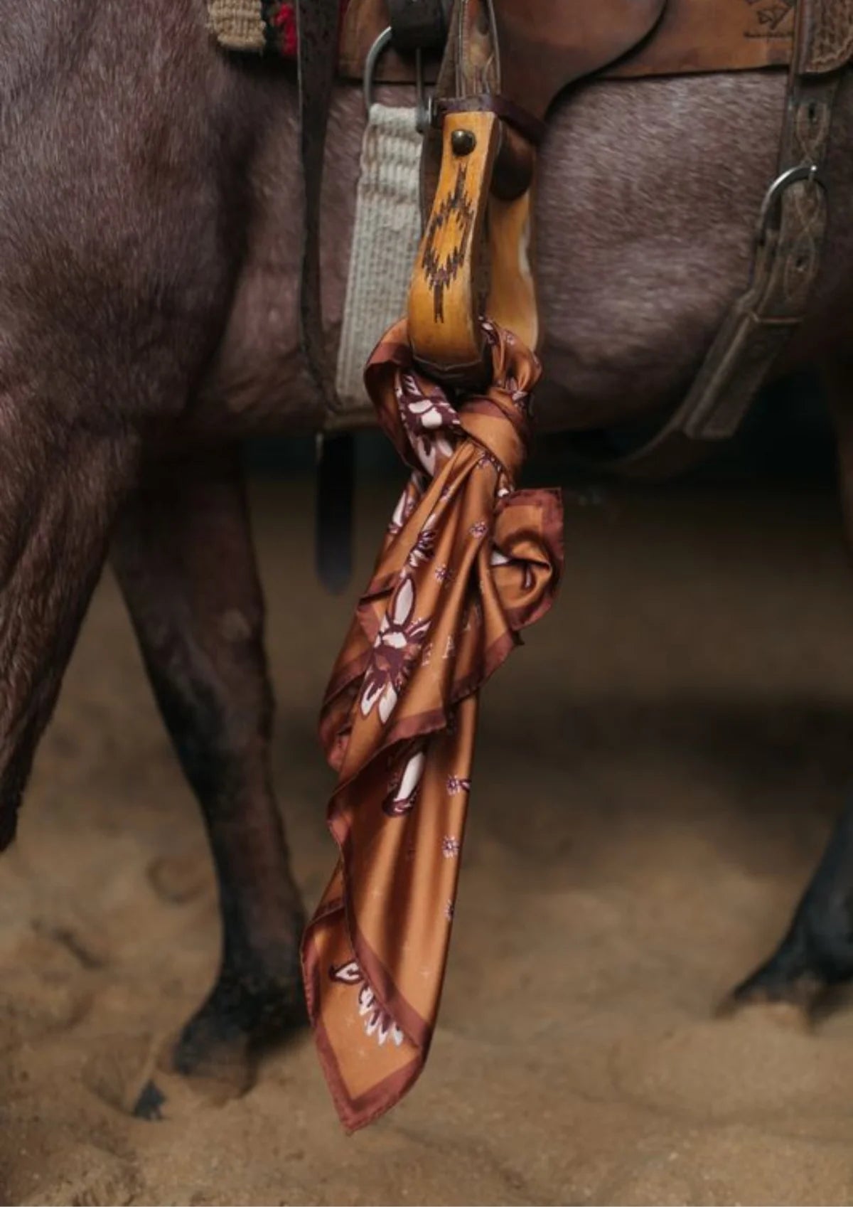 'Sunburnt' Silk Bandana