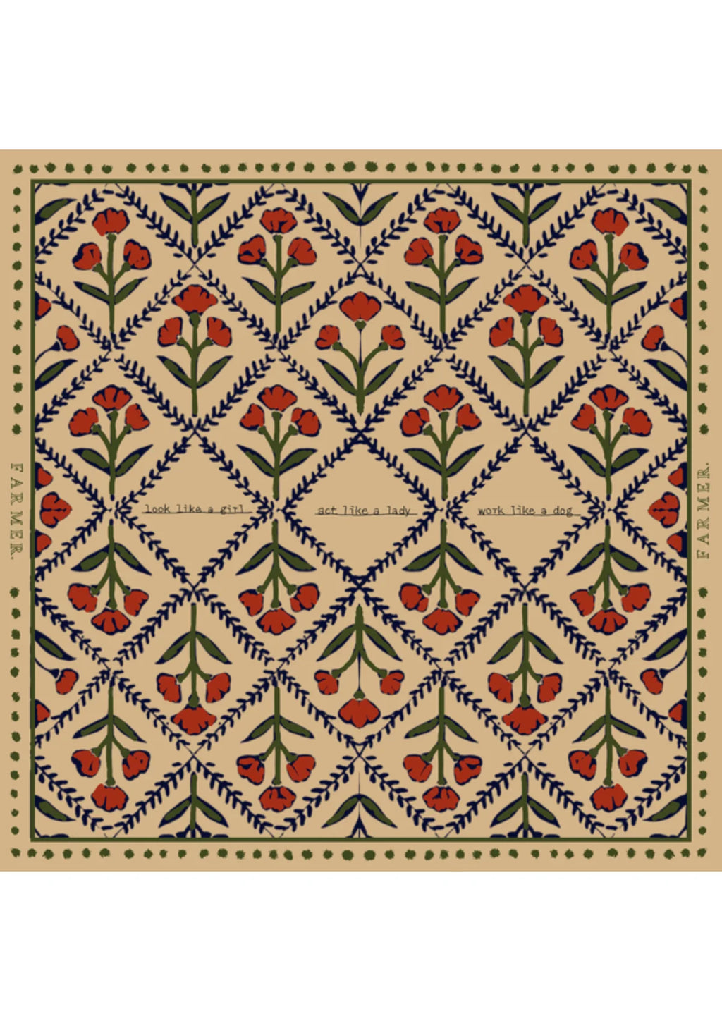 Wallflower Silk Bandana