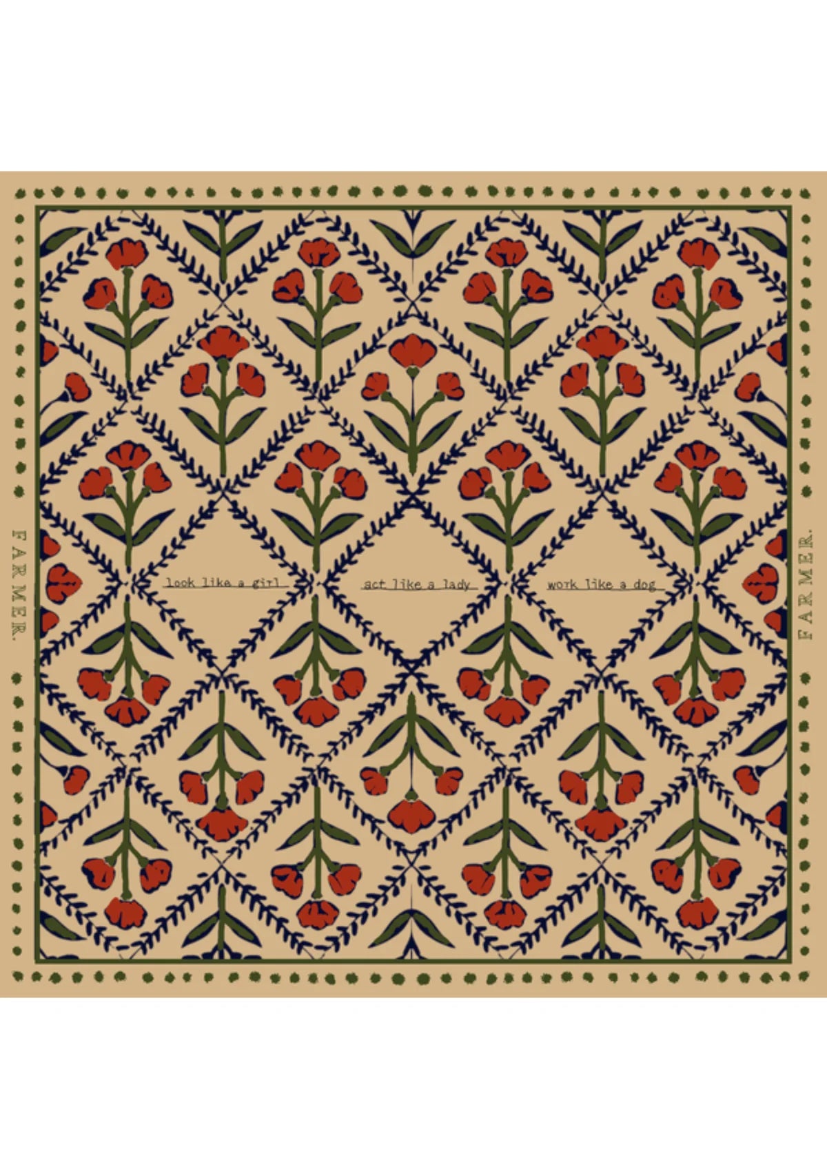 Wallflower Silk Bandana