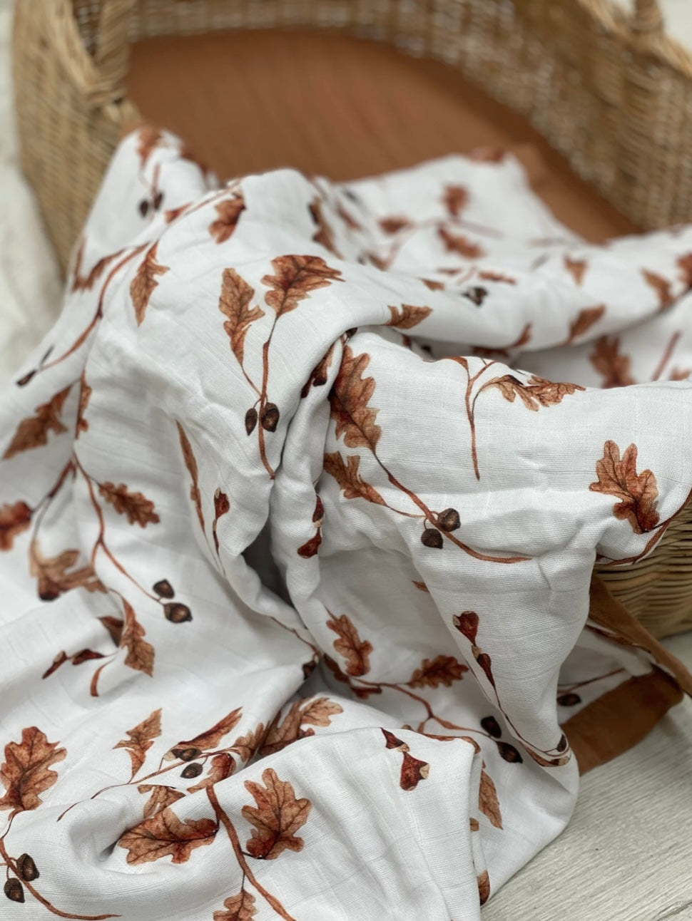 Acorn and Oak Cot Quilt