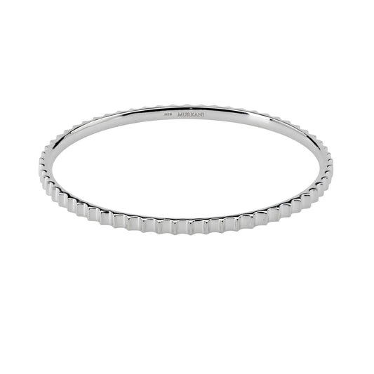 Fluted Bangle - Sterling Silver